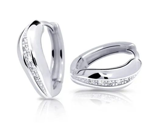 Cutie Jewellery Módní náušnice z bílého zlata Z6479-2132-80-10-X-2