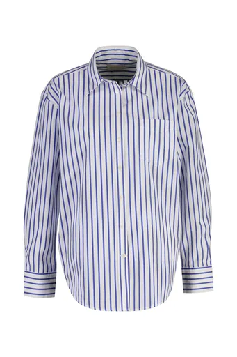KOŠILE GANT REL CLASSIC POPLIN STRIPED SHIRT ROYAL BLUE