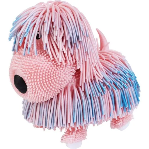 Pejsek mazlíček Jiggly perleťový růžový