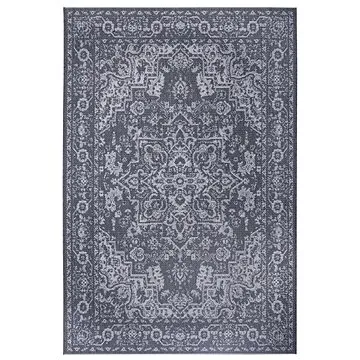 Kusový orientální koberec Flatweave 104809 Grey/Cream 160×230 cm (276988-104335)