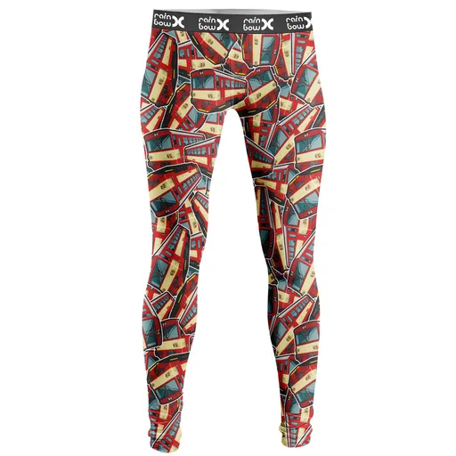 Dámské legíny – 810 červená (Velikost legín: XS/S)