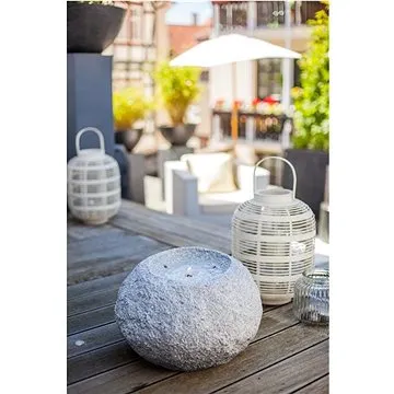 HEISSNER Fontána STONE LED, grey (016634-09)