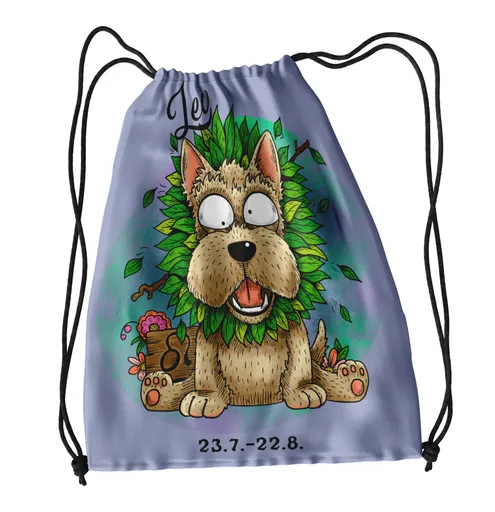 Vak na záda Psí znamení – lev