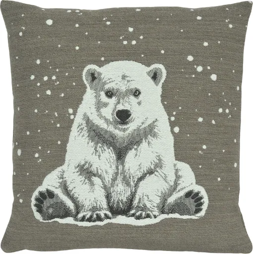 Povlak na polštář Arktos, čtverec 45x45 cm, taupe - Sander