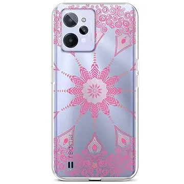 TopQ Kryt Realme C31 silikon Pink Mandala 74402 (Sun-74402)