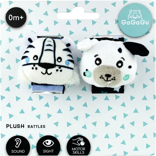 GaGaGu Plyšové chrastítko na ruku Tygr, Štěně