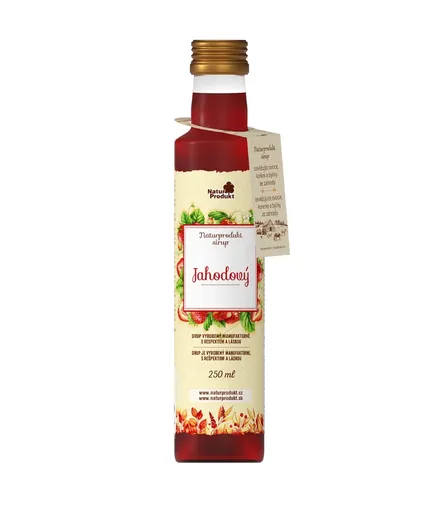 Naturprodukt sirup Jahodový 250 ml
