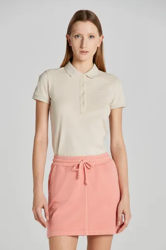 POLOKOŠILE GANT CONTRAST COLLAR SS PIQUE POLO SOFT OAT