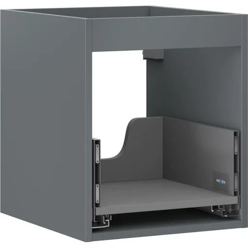 MEXEN Box-A skříňka pro umyvadlo 40, 1 šuplík, grafit mat 91AX0-0400-470-1-66
