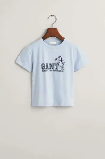 TRIČKO GANT DOG PRINT T-SHIRT FRESH BLUE