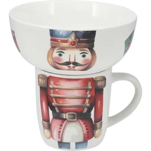 Snídaňová sada Louskáček, 2 ks, porcelán
