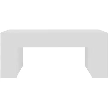 Konferenční stolek bílý 100x60x42 cm dřevotříska (802111)