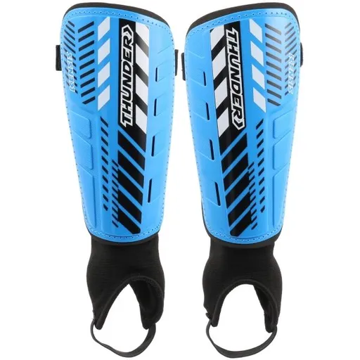 Kensis THUNDER AG Fotbalové chrániče, modrá, velikost
