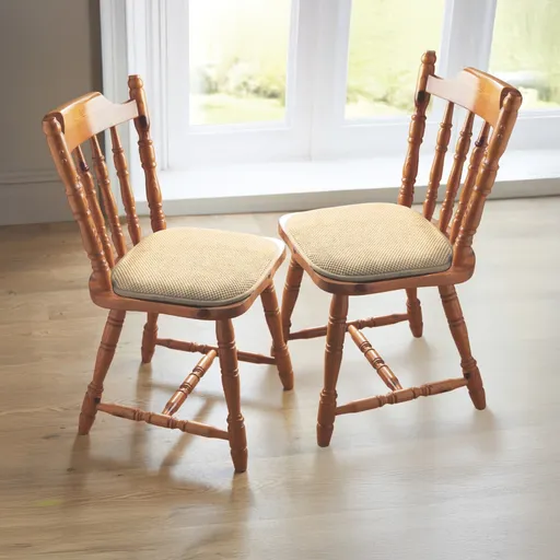 2 polštáře na židli, béžová