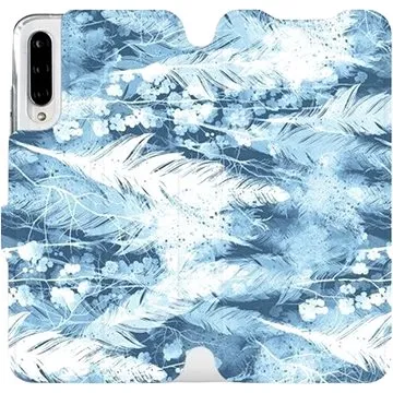 Flipové pouzdro na mobil Xiaomi Mi A3 - M058S Světle modrá horizontální pírka (5903226952618)