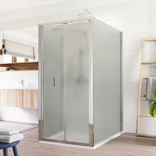 Mereo Sprchový kout, Lima, obdélník do prostoru U,  zalamovací, 80x90x80 cm, chrom ALU, sklo Point CK87262K