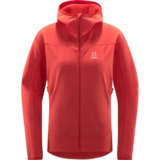 HAGLÖFS FROST MID HOOD W Dámská mikina, růžová, velikost
