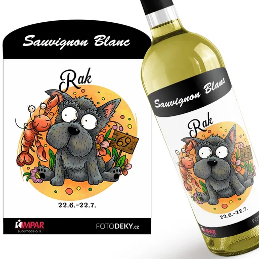 Víno Psí znamení – rak (Druh Vína: Bílé víno)