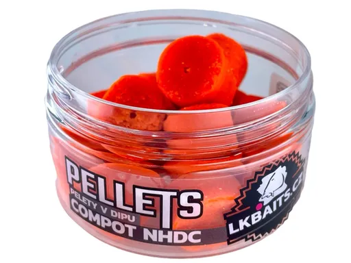 LK Baits Pelety v dipu Compot NHDC 60g - 17mm,LK Baits Pelety v dipu Compot NHDC 60g - 17mm