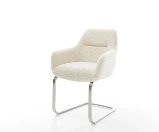 Jídelní židle Pejo-Flex plyšový manšestr béžová jídelní židle