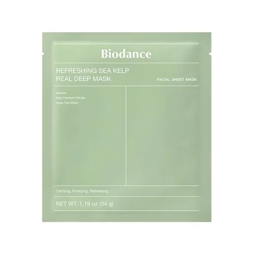 Biodance Zklidňující pleťová maska Refreshing Sea Kelp (Real Deep Mask) 34 g