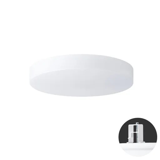 OSMONT DEL65606 DELIA V2 stropní/nástěnné plastové polovestavné svítidlo bílá IP44 4000 K 27W LED DALI HF