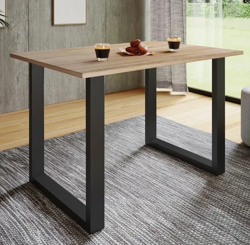 VCM Jídelní stůl Xona 110x50 U-nohy, dub sonoma