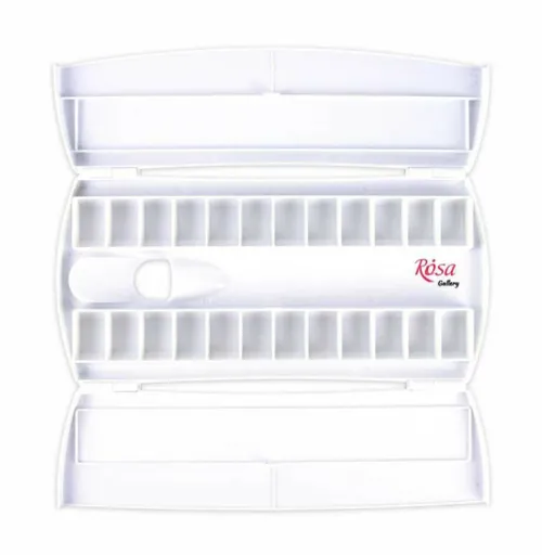 Uzavíratelná plastová paleta pro akvarel Rosa 24ks