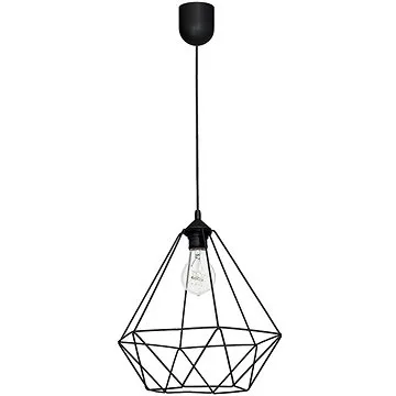 Závěsné svítidlo BASKET 1xE27/60W/230V černá (74064)