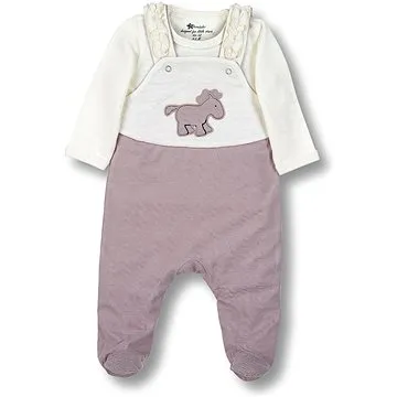 Sterntaler souprava kojenecká dupačky+ tričko 2v1, bavlněný jersey, koník Pauline 2602003, 56 (4004701497653)