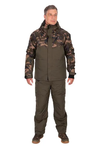Fox Zimní rybářský komplet Khaki/Camo Wintersuit,Fox Zimní rybářský komplet Khaki/Camo Wintersuit