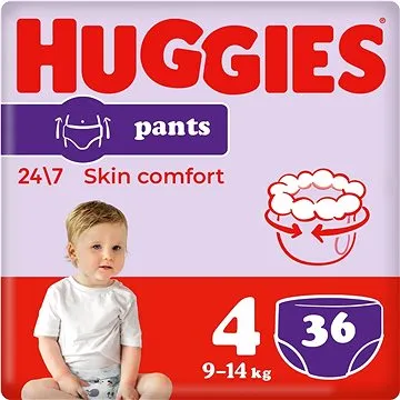 HUGGIES Pants Jumbo vel. 4 (36 ks) (5029053564425)
