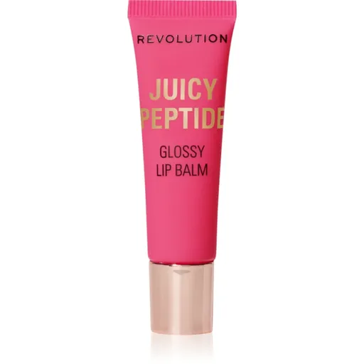 Makeup Revolution Juicy Peptide Lip Balm balzám na rty s peptidy odstín Guava Rum Punch Coral 8 ml