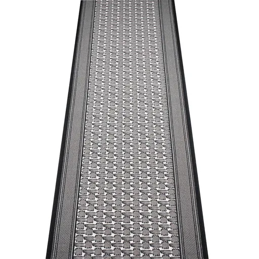 Kusový koberec GRENOBLE stříbrná 67 x 350 cm