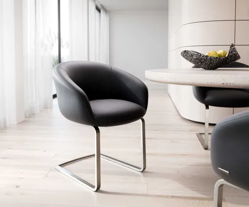 Jídelní židle Vinka-Flex s područkami konzolová podnož plochá