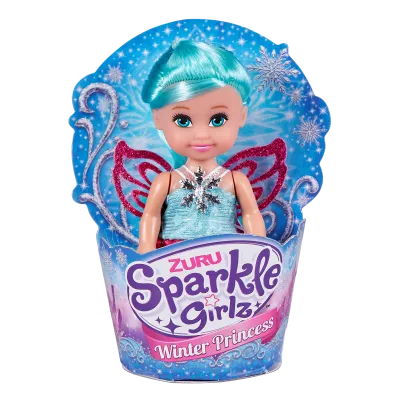 Princezna zimní Sparkle Girlz malá v kornoutku - blond vlasy