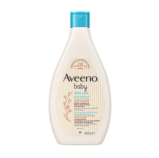 Aveeno Baby Daily Care Jemná koupel a mycí gel 400 ml