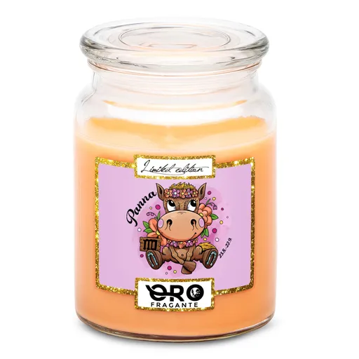 Svíčka Koňská znamení – panna (Vůně svíčky: Tropické ovoce)