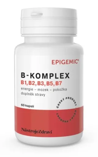 Epigemic B - KOMPLEX B1, B2, B3, B5, B7 60 kapslí