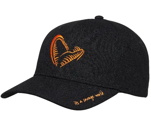 Savage gear kšiltovka jaw baseball cap black
