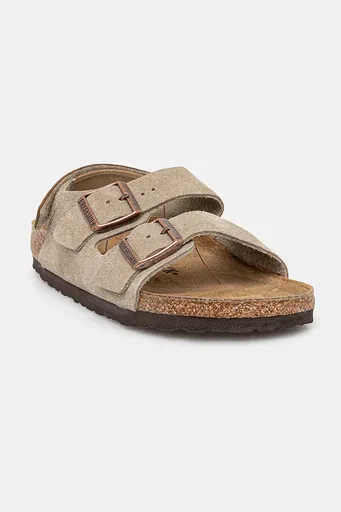 Dětské semišové sandály Birkenstock Milano