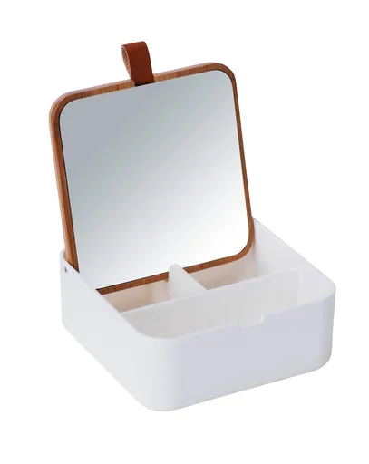 Kosmetický organizér se zrcadlem Wenko