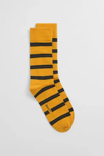 PONOŽKY GANT COLLEGIATE STRIPED SOCKS YELLOW LICHEN