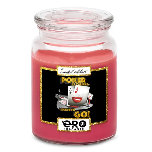 Svíčka Poker calling (Vůně svíčky: Višně v čokoládě)