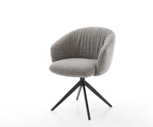 Otočná židle Caja-Flex s područkami křížová podnož široká kov