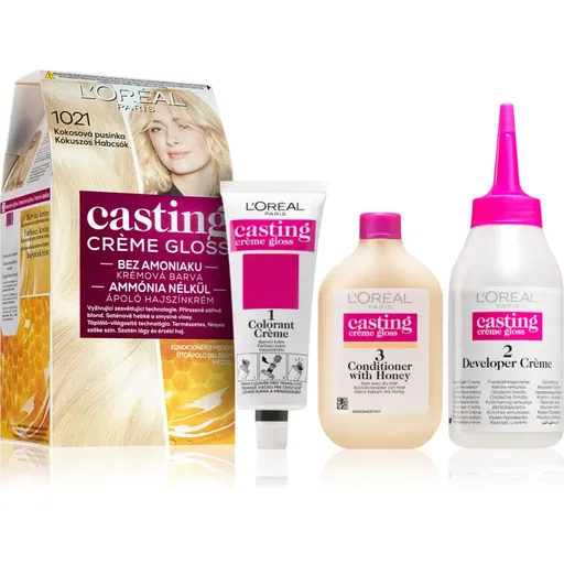 L’Oréal Paris Casting Creme Gloss barva na vlasy odstín 1021 Coconut Kiss 1 ks