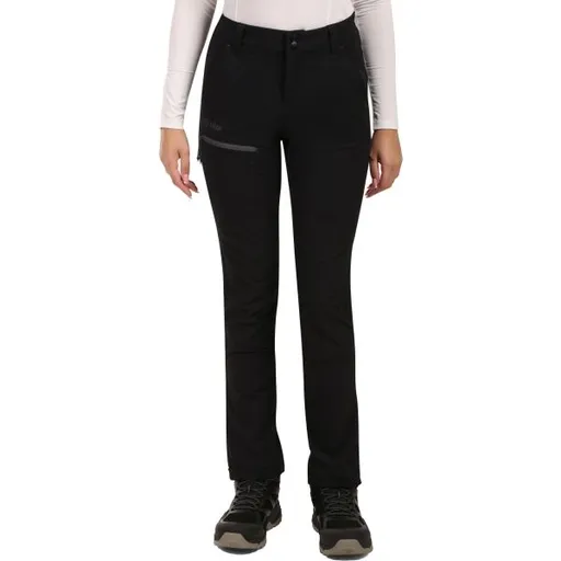 KILPI VILLAIN Dámské outdoorové kalhoty, černá, velikost