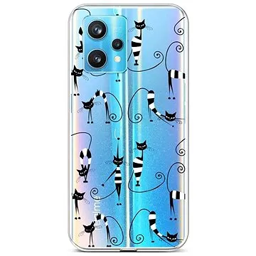 TopQ Kryt Realme 9 Pro+ silikon Cats 1 73256 (Sun-73256)