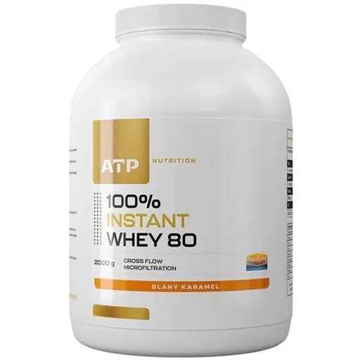 ATP NUTRITION 100% INSTANT WHEY 80 CFM 2000 G SLANÝ KARAMEL Syrovátkový protein, , velikost