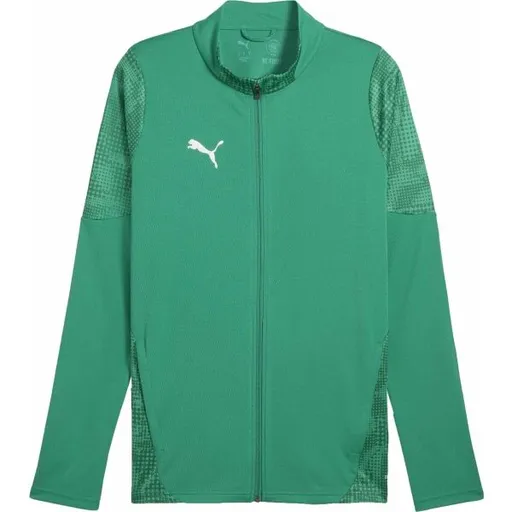 Puma TEAMCUP TRAINING JACKET Pánská fotbalová bunda, zelená, velikost